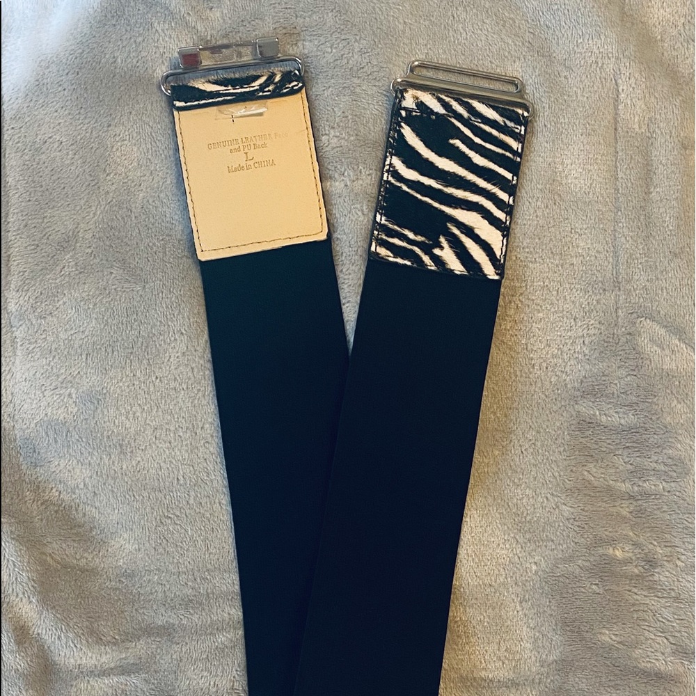 Zebra Print Belt - Picture 4 of 8
